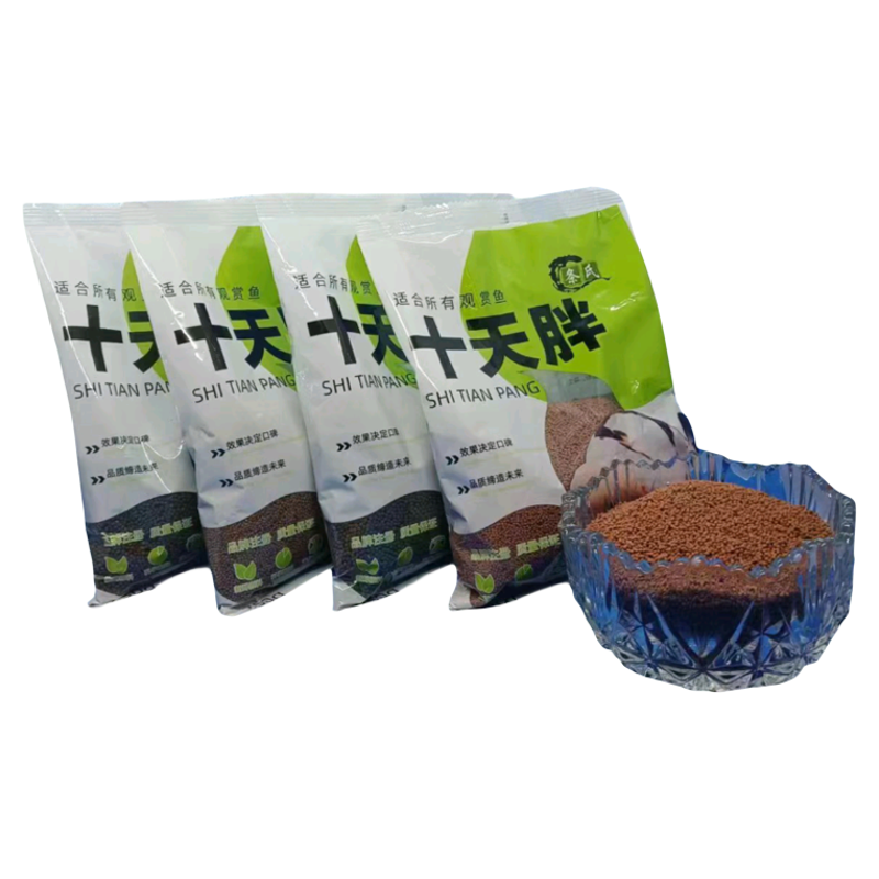 条氏十天胖金鱼锦鲤蝴蝶鲤饲料