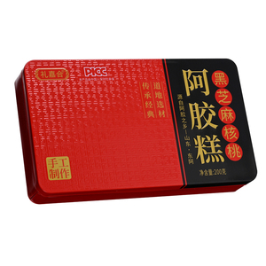 新货阿胶糕200g铁盒东阿原产