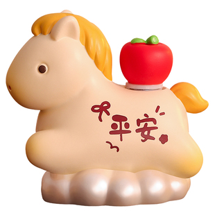 创意马年吉祥物本命年桌面解压治愈小摆件办公室工位招财新年礼物