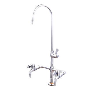 百晋实验室水龙头三联三口龙头高教化验室专用学校试验台水咀