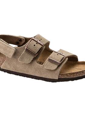 BIRKENSTOCK勃肯绒面革系踝凉鞋