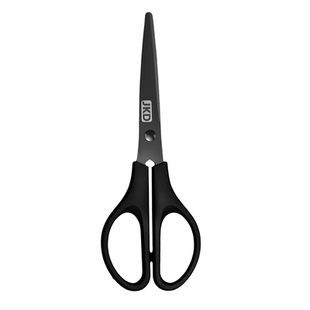 剪刀办公家用锋利不粘胶耐磨不锈钢黑刃剪刀儿童剪纸美工大号学生专用手工剪子升级加长多功能小号拆快递剪刀