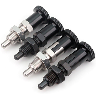 旋钮柱塞分度销定位销弹簧自锁复位型细牙SXYKN/PXYKN/SXPKN/PXKN