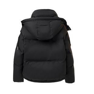 95%白鹅绒羽绒服男女短款2025新款加厚立领面包情侣宽松中戏