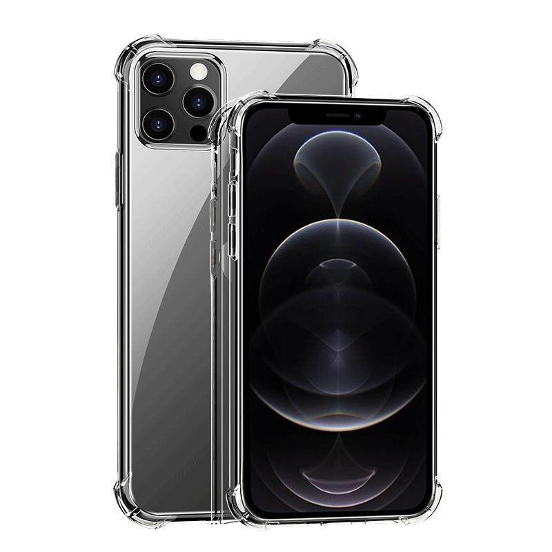 适用苹果12手机壳iPhone12Pro防摔max透明12mini新款iphone12硅胶promax四角气囊保护套男士