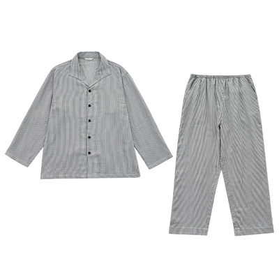 宜色家柔光缎天丝长绒棉睡衣套装