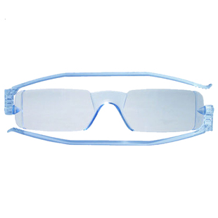 纳尼尼进口老花太阳眼镜女超轻折叠便携高清老人无框时尚显年轻