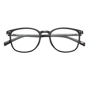 李维斯近视眼镜框男透明全框大方框TR90复古黑框镜架女配眼镜7095