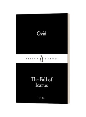 英文原版 The Fall of Icarus 堕落的伊卡路斯 奥维德 小黑书 英文版 进口英语原版书籍