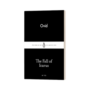 英文原版 The Fall of Icarus 堕落的伊卡路斯 奥维德 小黑书 英文版 进口英语原版书籍
