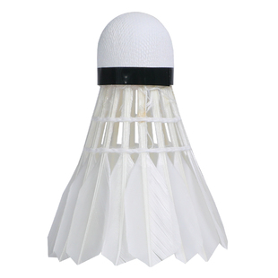 WITESS目击者羽毛球耐打12只装不易烂天然羽毛比赛训练球室内外用