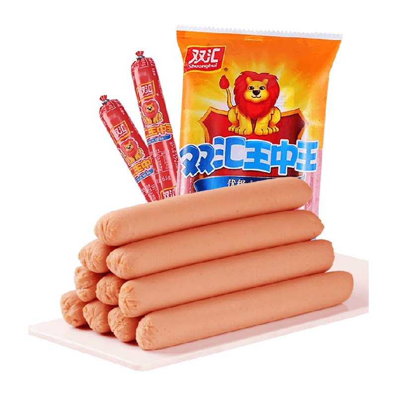 【详情领优惠】双汇王中王火腿肠香肠零食休闲即食速食泡面