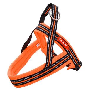 柯基胸背柴犬遛狗绳狗狗牵引绳中型犬防勒狗背心式胸背带透气狗绳