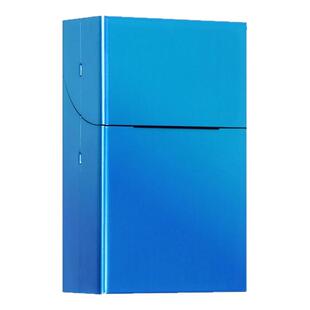 烟盒男士专用2025新款便携式粗烟20支高档铝合金磁吸翻盖香烟盒