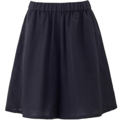 GL五分裤麻棉阔腿休闲裤