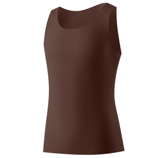 保暖背心男士款德绒发热羊毛蛋白绒打底内搭冬季贴身无痕保暖内衣