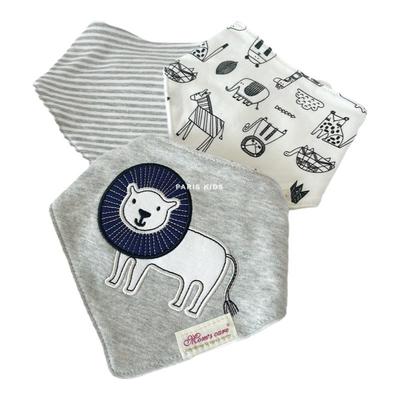 momscare婴儿三角口水巾宝宝围嘴