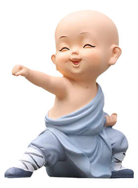 小和尚车载摆件汽车车内饰品