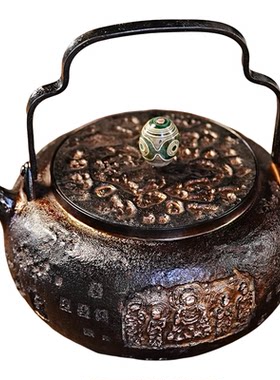 手工紫铜壶茶壶烧水壶铜壶