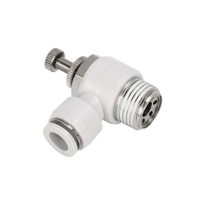 气动气缸调速单向限流节流阀SL4-M5/6-01/8-02/10/12-03气管接头