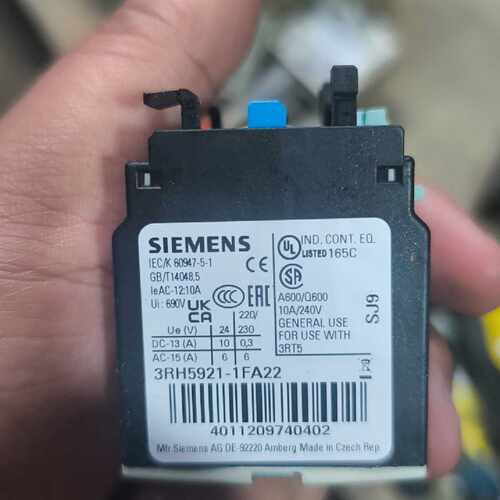 议价西门子辅助触头3RH5921-1FA22，全新带包装，原装正
