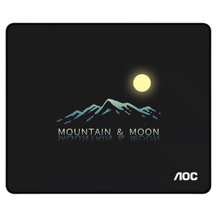 AOC电竞游戏办公鼠标垫中小号办公键盘电脑书桌垫女生高颜值专用