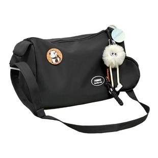 红色斜挎包女 韩版ins风校园休闲小方包学生上课通勤包百搭单肩包