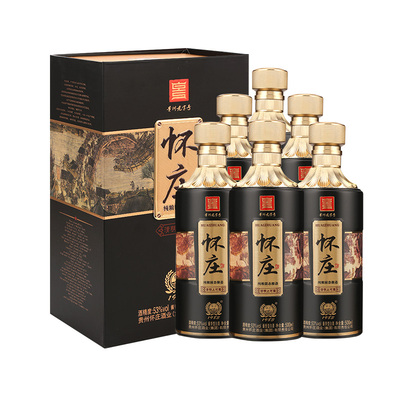 怀庄53度酱香型白酒500ml*6瓶