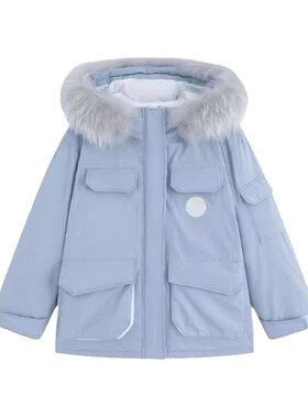 大码女装短款羽绒服女胖mm冬