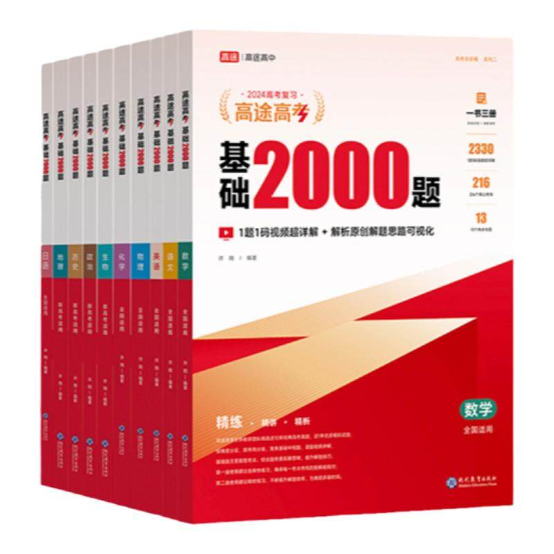 高途高考基础2000题高中提分笔记