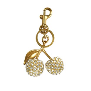 C家2025新款樱桃女包挂件高级感水晶挂饰适用coach背包汽车钥匙潮