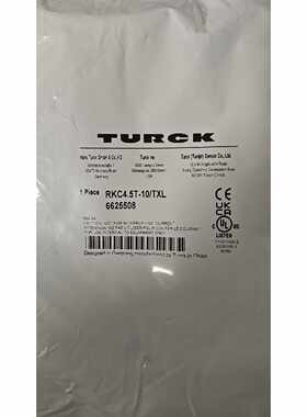 询价图尔克传感器连接线RKC4.5T-10/TXL，长度10米，