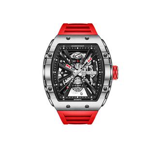 格雅手表男款航天名牌高档男士机械手表防水镂空酒桶型十大男腕表