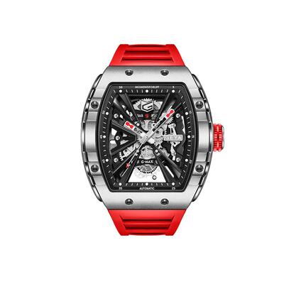 【热销上千件】男士酒桶镂空腕表