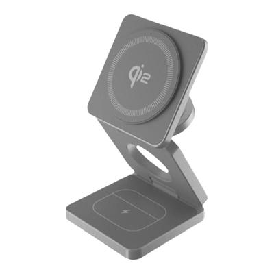 Qi2磁吸三合一无线15w充电器