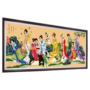 大幅梦红楼美女风新款十二金钗