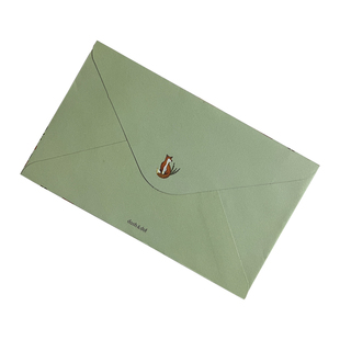 3信封+6信纸套装创意可爱学生小号彩色花朵狐狸贝壳花园A5信笺