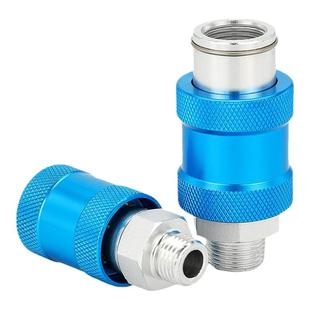 气动手滑阀HSV08手推阀气管滑动开关推拉阀控制排气阀快插8mm接头