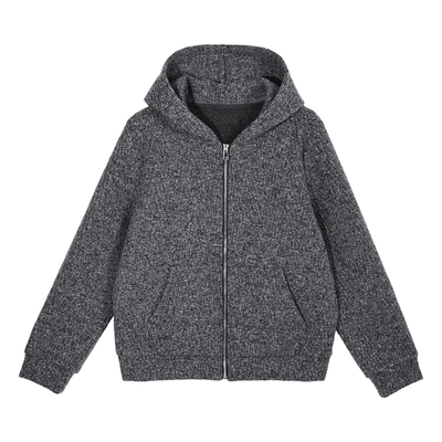 连帽正肩厚外套女冬季时尚洋气