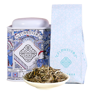 品品香香朵朵茉莉香针茶叶50g特种烘青茉莉花茶礼盒伴手礼品送人