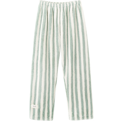 思莉太太珊瑚绒情侣加厚睡裤