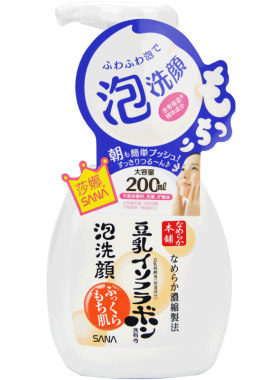sana深层清洁绵密泡沫