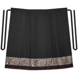 福枝织造司原创明制新年汉服新中式喜庆外套仿古画卷感马面裙日常