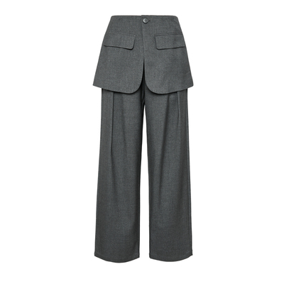 indicia标记时髦设计感西装裤