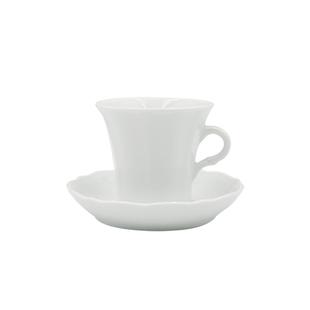 【克劳迪亚】ANCAP白杯白瓷杯陶瓷杯碟意式浓缩拿铁杯极简咖啡杯