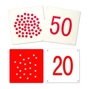 杜曼闪卡早教数字圆点卡点点卡早教闪卡婴幼儿数学启蒙闪卡大卡