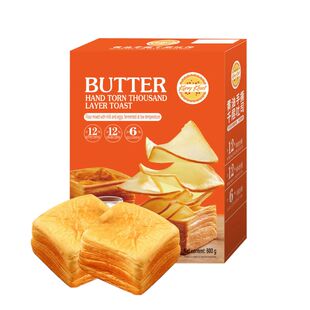 大润发M会员店代购Kurvy Kruzt鲜牛乳黄油手撕千层吐司面包早餐