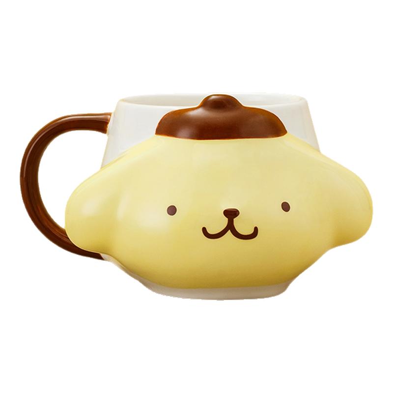 三麗鷗布丁狗水杯家用陶瓷馬克杯高顏值早餐杯兒童杯子生日禮物女