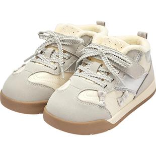 商场同款巴拉巴拉女童稳步鞋婴儿软底鞋子秋冬款童鞋儿童运动鞋潮