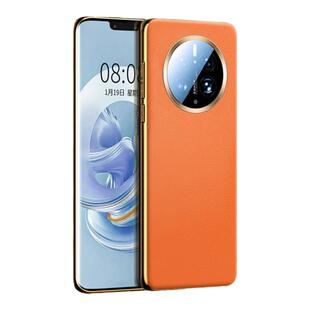 适用于华为mate50pro新款手机壳mate40pro超薄素皮mate40镜头全包高级保护套mt50e防摔男女款por奢华简约外壳